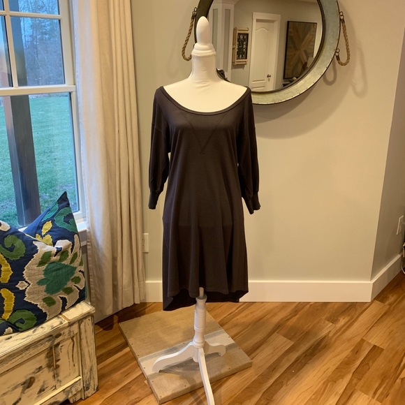 Clary Sage Organics Dark Grey Dress - Picture 2 of 3